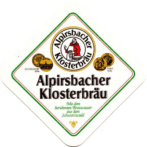 alpirsbach fds-bw alpirs mit dem grün 1-8a (raute185-mit rahmen) 
